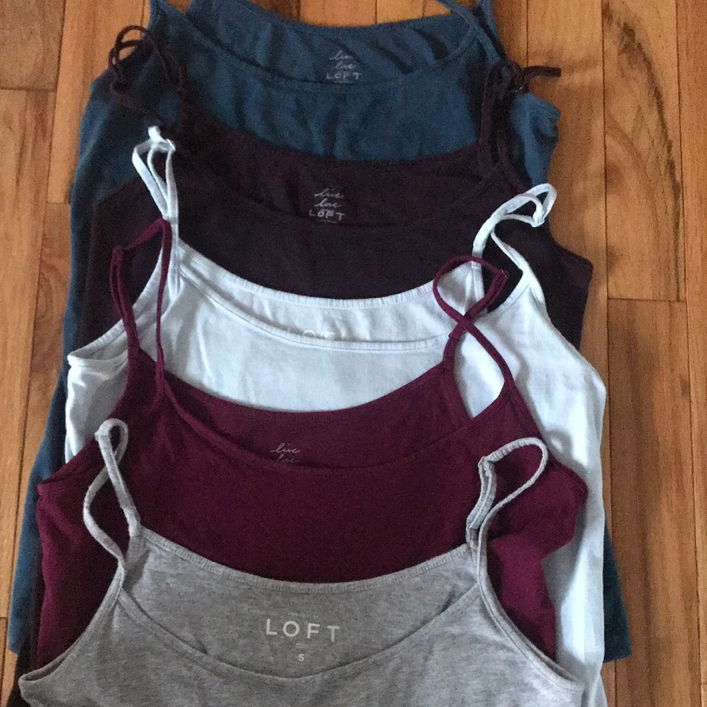 Loft tank tops/camisoles- set of 5 - Size Small/S